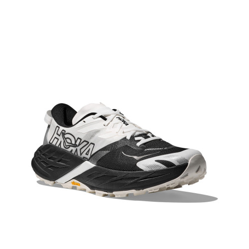HOKA SPEEDGOAT 7 BLACK WHITE SAPATILHAS TRAIL RUNNING HOMEM
