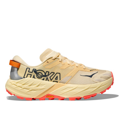 HOKA SPEEDGOAT 7 VINTAGE YELLOW ZAPATILLAS TRAIL RUNNING MUJER VISTA PERFIL,ARISTARUN 2