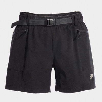 JOMA TEIDE EXPLORER V NEGRO PANTALONES CORTOS TREKKING MUJER VISTA FRONTAL, ARISTARUN