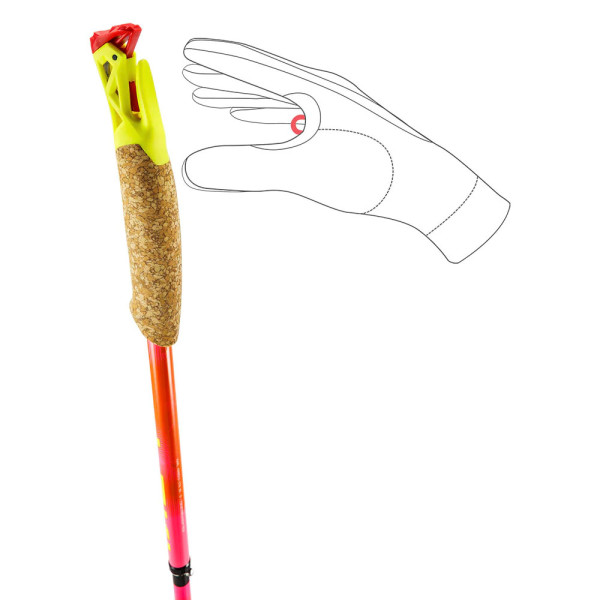 LEKI ULTRATRAIL FX.ONE SUPERLITE ROSA BASTONES TRAIL RUNNING,ARISTARUN