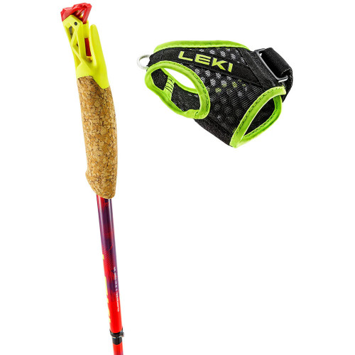 LEKI ULTRATRAIL FX.ONE SUPERLITE ROJO BASTONES TRAIL RUNNING,ARISTARUN