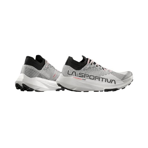 LA SPORTIVA PRODIGIO PRO WHITE BLACK ZAPATILLAS TRAIL HOMBRE VISTA TRASERA,ARISTARUN