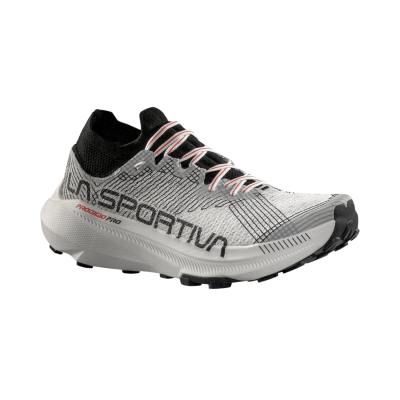 LA SPORTIVA PRODIGIO PRO WHITE BLACK ZAPATILLAS TRAIL HOMBRE VISTA PERFIL,ARISTARUN