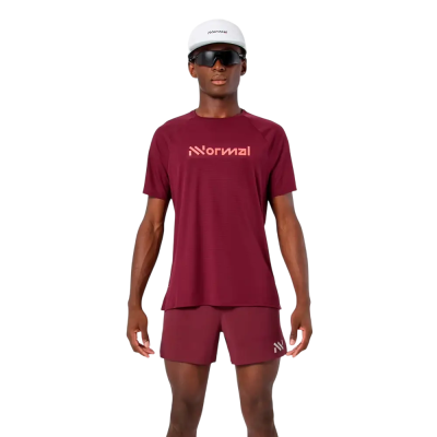 NNORMAL CAMISETA RACE 02 BURGUNDY HOMBRE VISTA FRONTAL,ARISTARUN 2