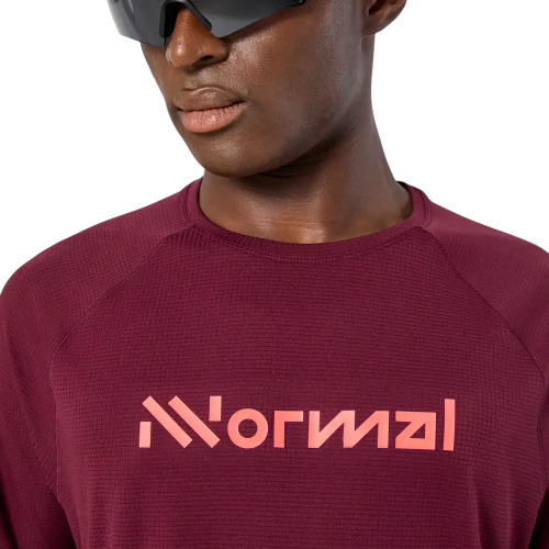 NNORMAL RACE 02 BURGUNDY T-SHIRT FOR MEN