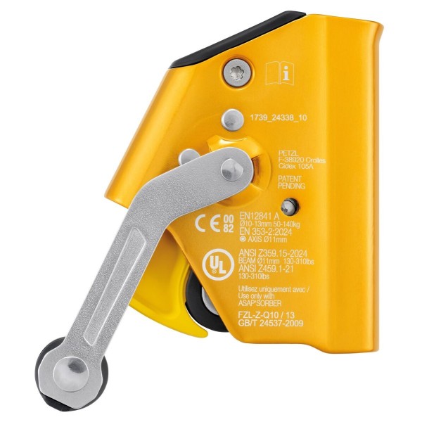 PETZL ASAP LOCK FALL ARREST DEVICE