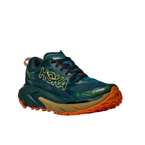 HOKA MAFATE 5 GREEN TRAIL SHOES FOR MEN