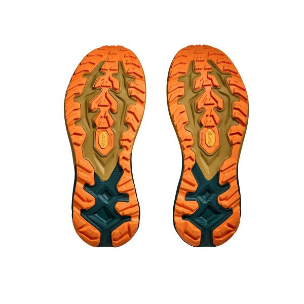 HOKA MAFATE 5 VERDE ZAPATILLAS TRAIL HOMBRE VISTA SUELA,ARISTARUN