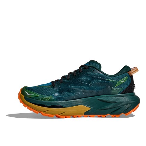 HOKA MAFATE 5 VERDE ZAPATILLAS TRAIL HOMBRE VISTA INTERIOR,ARISTARUN