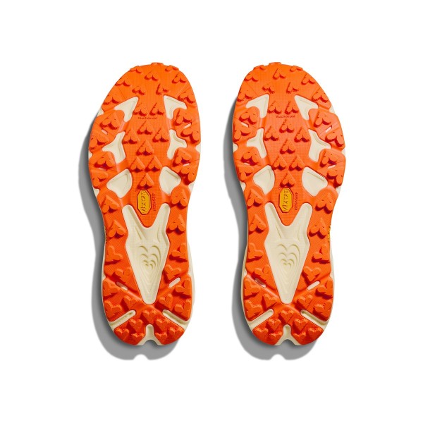 HOKA SPEEDGOAT 7 VINTAGE AMARILLO ZAPATILLAS TRAIL RUNNING HOMBRE VISTA SUELA, ARISTARUN