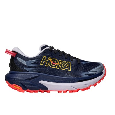 HOKA MAFATE 5 MIDNIGHT BLUE ZAPATILLAS TRAIL RUNNING MUJER VISTA LATERAL PERFIL, ARISTARUN 2