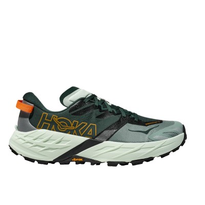 HOKA SPEEDGOAT 7 VERDE ZAPATILLAS TRAIL RUNNING HOMBRE VISTA LATERAL PERFIL, ARISTARUN 2