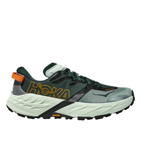 HOKA SPEEDGOAT 7 VERDE ZAPATILLAS TRAIL RUNNING HOMBRE VISTA LATERAL, ARISTARUN