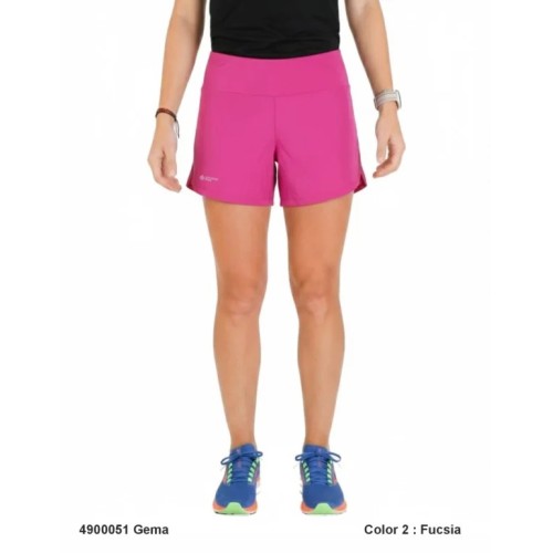 SPHERE PRO GEMA FUCSIA PANTALONES CORTOS RUNNING MUJER VISTA DELANTERA, ARISTARUN