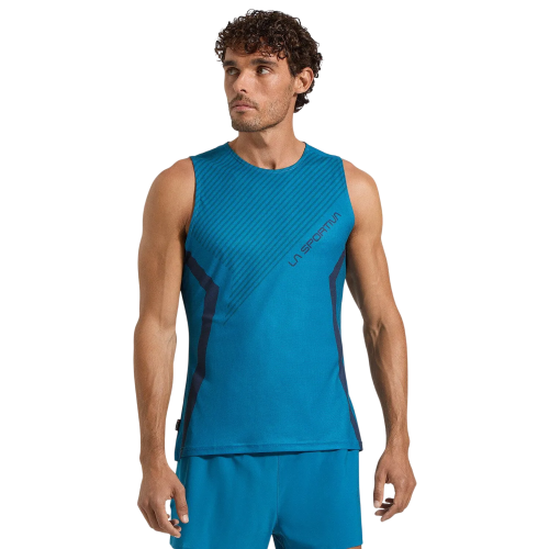 LA SPORTIVA FLOW BLUE SLEEVELESS SHIRT FOR MEN
