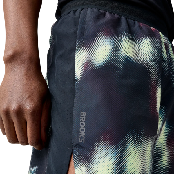BROOKS DASH SHORT PRINTED MEN'S SHORTS