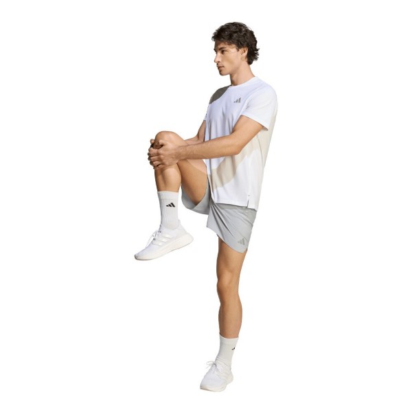 ADIDAS RUN ESSENTIALS GREY MEN'S RUNNING SHORTS