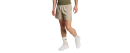ADIDAS RUN ESSENTIALS BEIGE MENS RUNNING SHORTS