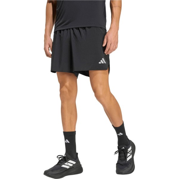 ADIDAS RUN ESSENTIALS BLACK MEN'S RUNNING SHORTS