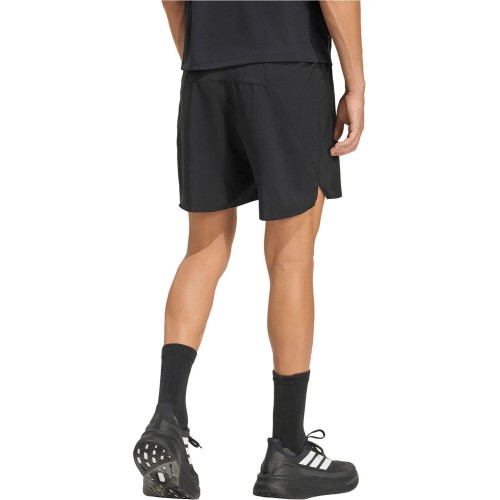 ADIDAS RUN ESSENTIALS BLACK MEN'S RUNNING SHORTS