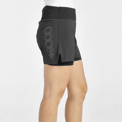 8000 GROA 26V NEGRO PANTALONES CORTOS CON MALLA MUJER