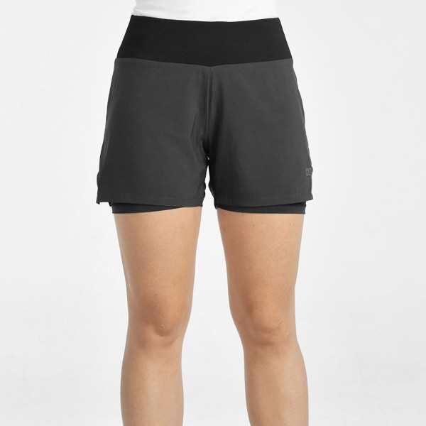 8000 GROA 26V NEGRO PANTALONES CORTOS CON MALLA MUJER