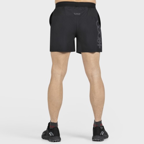 '+8000 TOIMON BLACK MEN'S RUNNING SHORTS