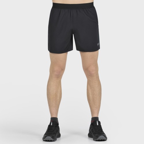 '+8000 TOIMON BLACK MEN'S RUNNING SHORTS