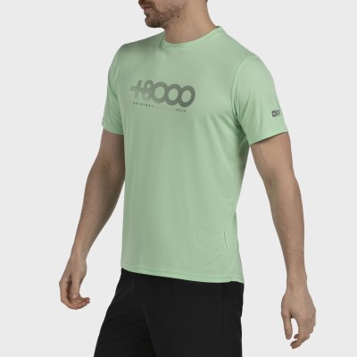 +8000 TACHEL VERDE MANZANA CAMISETA MANGA CORTA HOMBRE VISTA FRONTAL, ARISTARUN 2