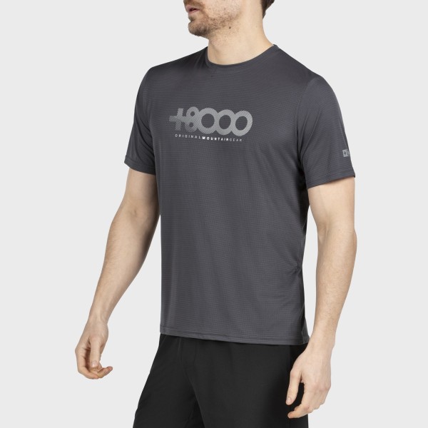 '+8000 TACHEL ANTHRACITE SHORT SLEEVE T-SHIRT FOR MEN