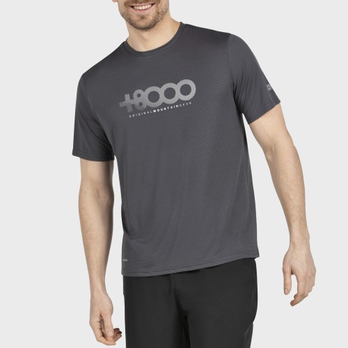 '+8000 TACHEL ANTHRACITE SHORT SLEEVE T-SHIRT FOR MEN