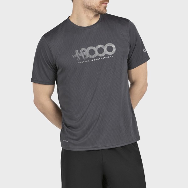 '+8000 TACHEL ANTHRACITE SHORT SLEEVE T-SHIRT FOR MEN