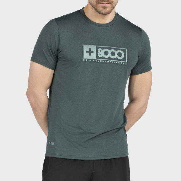 '+8000 DARK GREEN TART SHORT SLEEVE T-SHIRT MEN