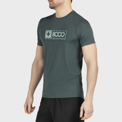'+8000 DARK GREEN TART SHORT SLEEVE T-SHIRT MEN 2