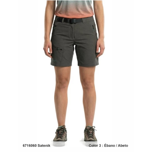 SPHERE PRO SATENIK DARK GRAY WOMEN'S TREKKING SHORTS