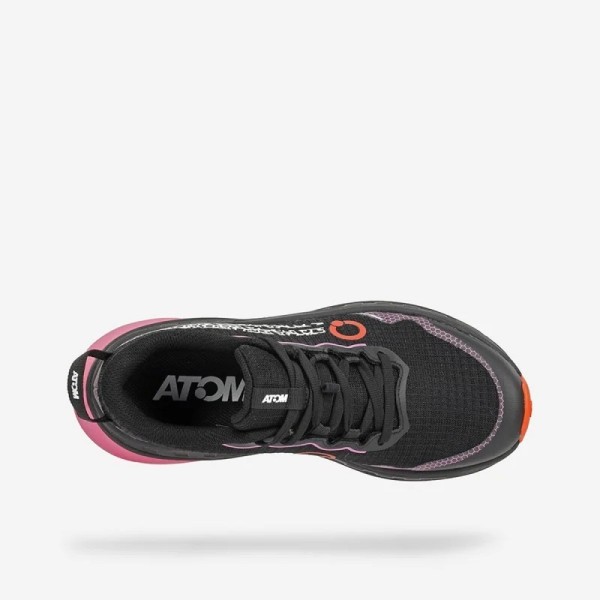 ATOM TERRA MAX PRETO ROSA SAPATILHAS TRAIL MULHER