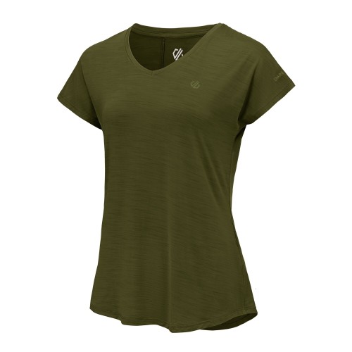 DARE2B VIGILANT TEE GREEN SHORT SLEEVED T-SHIRT WOMEN