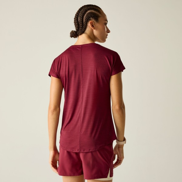 DARE2B VIGILANT TEE VERMELHO CAMISETA DE MANGA CURTA PARA MULHER