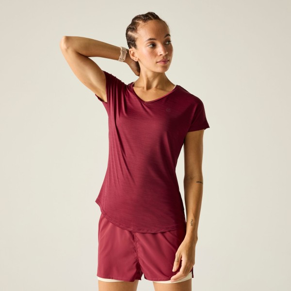 DARE2B VIGILANT TEE RED SHORT SLEEVE T-SHIRT WOMEN