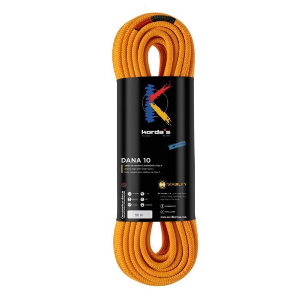 KORDA'S DANA 10 ORANGE CANYONING ROPE