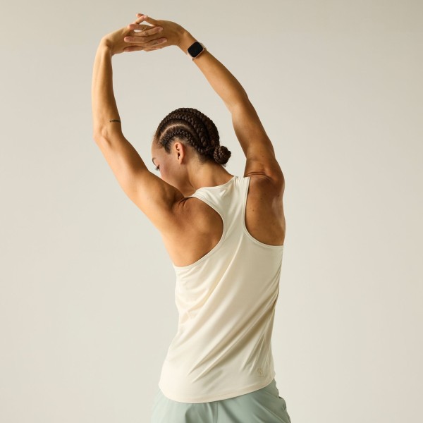 DARE2B MODERNIZE VEST BEIGE WOMEN'S TANK TOP