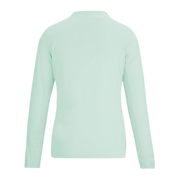 REGATTA MINDO LIGHT GREEN LONG SLEEVE TECH T-SHIRT WOMEN