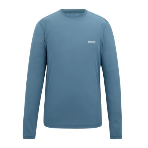 REGATTA MINDO AZUL CAMISETA TÉCNICA MANGA LARGA HOMEM