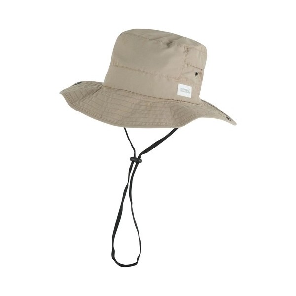 REGATTA HIKING HAT BEIGE SOMBRERO SENDERISMO UNISEX VISTA FRONTAL, ARISTARUN