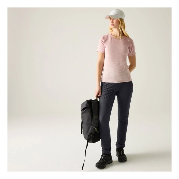 COMPRAR REGATTA HIGHTON II GRIS PANTALONES TREKKING MUJER