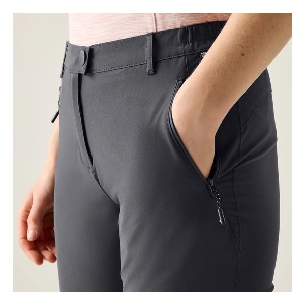 COMPRAR REGATTA HIGHTON II GRIS PANTALONES TREKKING MUJER