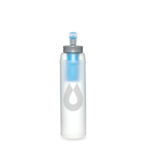 HYDRAPAK ULTRAFLASK+ BOTE FLEXIBLE CON FILTRO 500ML VISTA FRONTAL,ARISTARUN