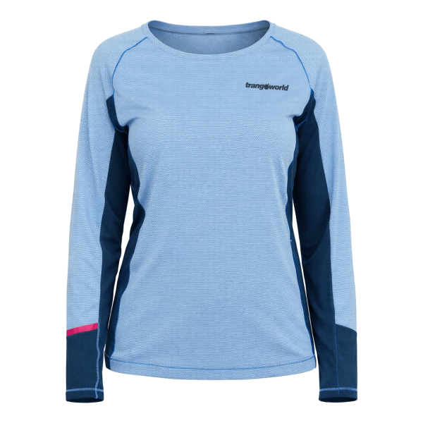 TRANGOWORLD SARDALA AZUL CAMISETA TÉCNICA MANGA LONGA MULHER