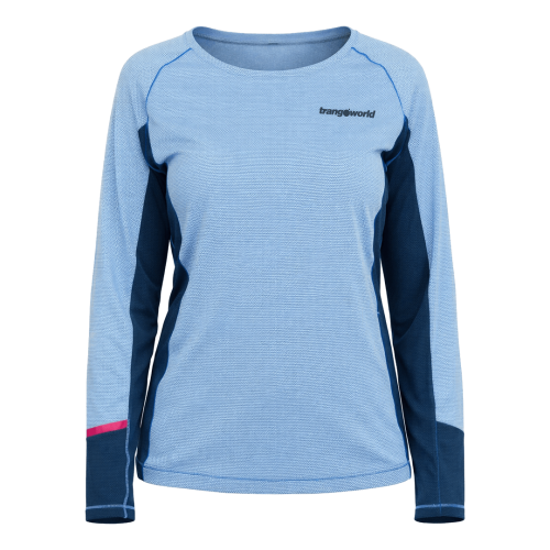 TRANGOWORLD SARDALA AZUL CAMISETA TÉCNICA MANGA LONGA MULHER
