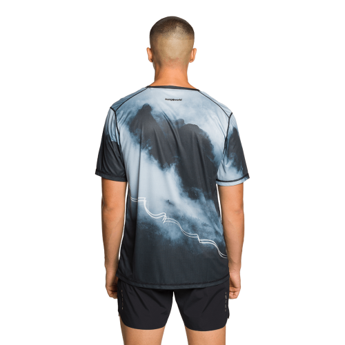 TRANGOWORLD ELEIX 150 GRAY SHORT SLEEVE T-SHIRT FOR MEN